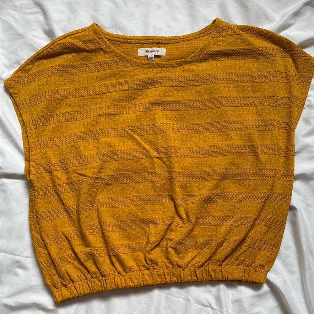 Madewell Mustard Yellow Women's Top